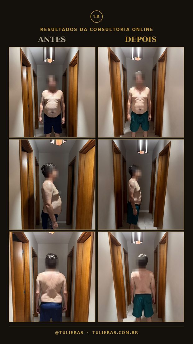 Antes e depois - Cássio