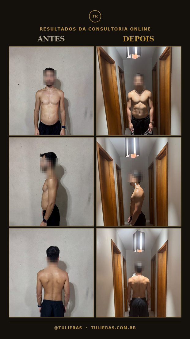 Antes e depois - Gustavo