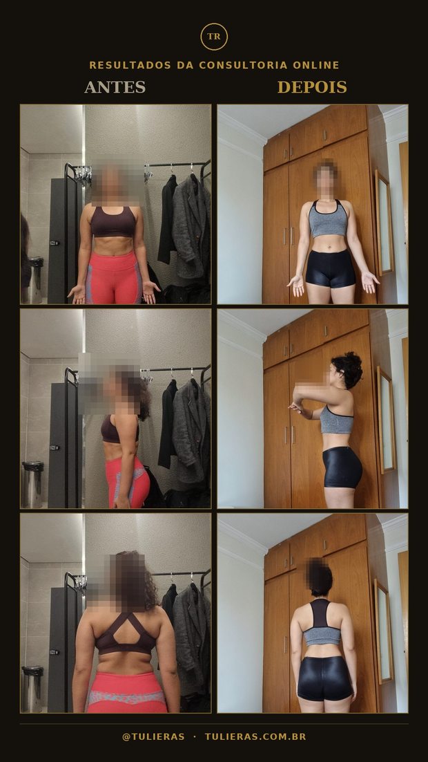 Antes e depois - Maria Vitória