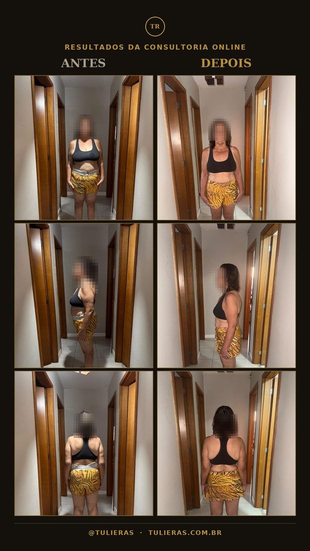 Antes e depois - Vânia